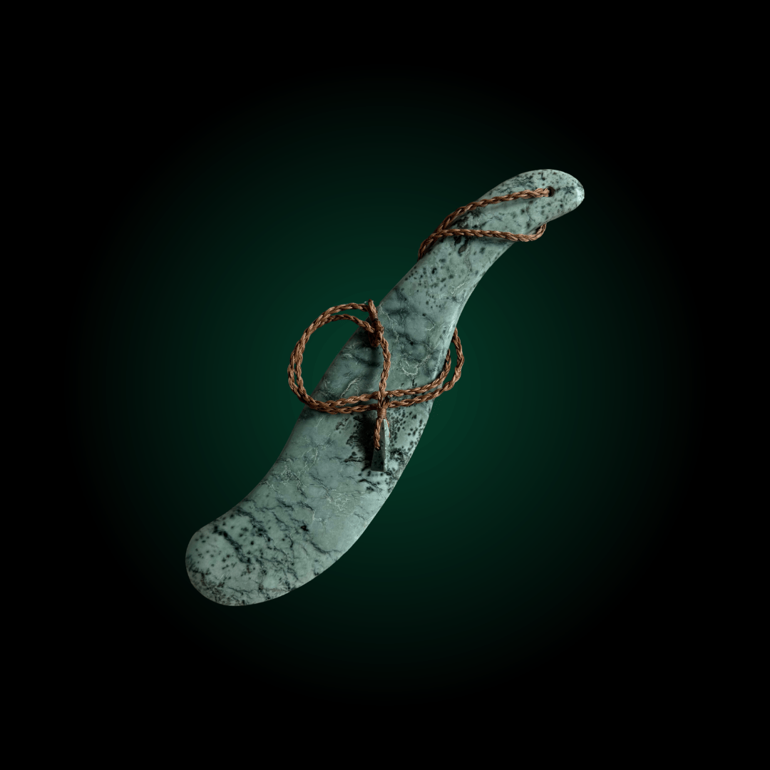 Mere - Large - Kōkopu Pounamu - RIVERSTONE CARVING